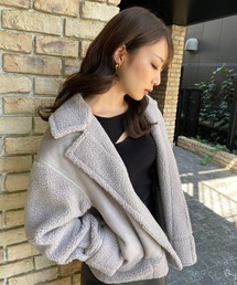 Nuance Colorボアジャケット