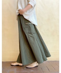 RIVE DROITE | メリハリのあるシルエットで足長効果　カーゴZIPポケットスカート(スカート)