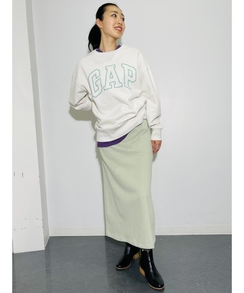 GAP（ギャップ）の「マキシ フレンチテリー スカート（スカート・レディース・ブラック/ライトグレー/その他/その他1/ブルー・XS/S/L/M/XXS）」の22枚目の写真