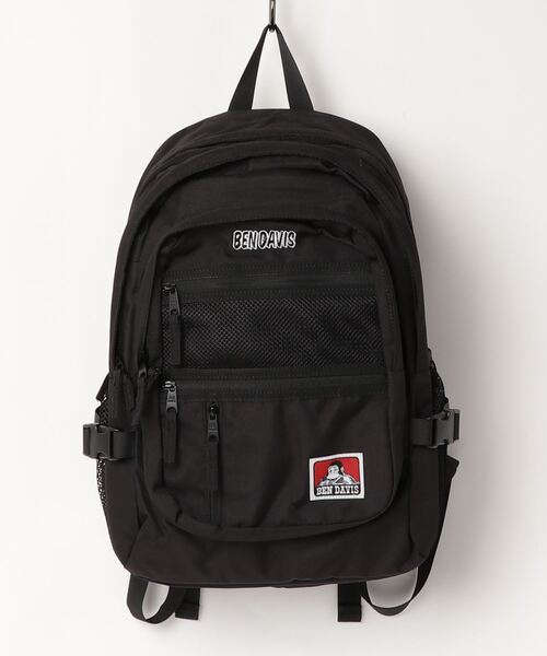 BEN DAVIS（ベンデイビス）の「【BEN DAVIS/ベンデイビス】ブランドロゴ フロントメッシュ バッグパック/ 32L（バックパック/リュック・レディース・ブラック・FREE）」の8枚目の写真