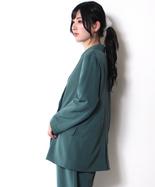 one way(ワンウェイ)の「【oneway】Wテーラードジャケット(テーラードジャケット・レディース・ライトグリーン/パープル/ブラウン系その他/ベージュ・FREE)」の17枚目の写真