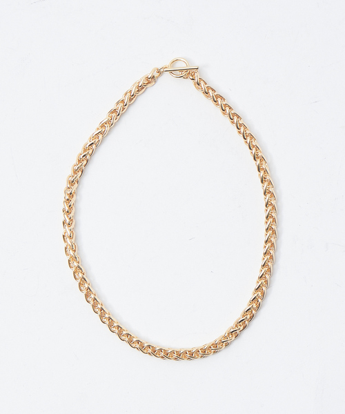 Rouge vif（ルージュヴィフ）の「ショートチェーンネックレス（ネックレス・レディース・ゴールド・フリー）」の3枚目の写真