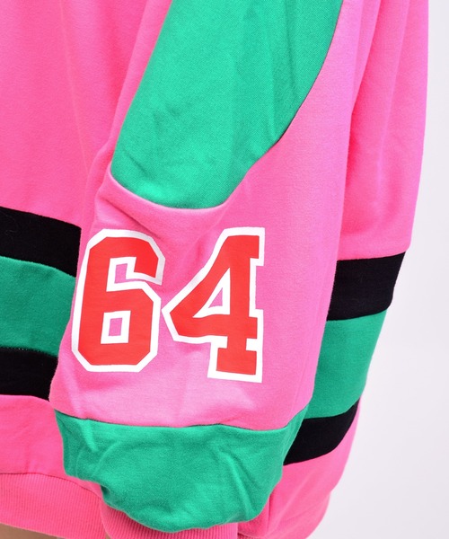babyShoop(ベイビーシュープ)の「ナンバリング長袖TOPS(スウェット・レディース・ホワイト/ブラック/ブルー/レッド/ピンク・FREE)」の14枚目の写真
