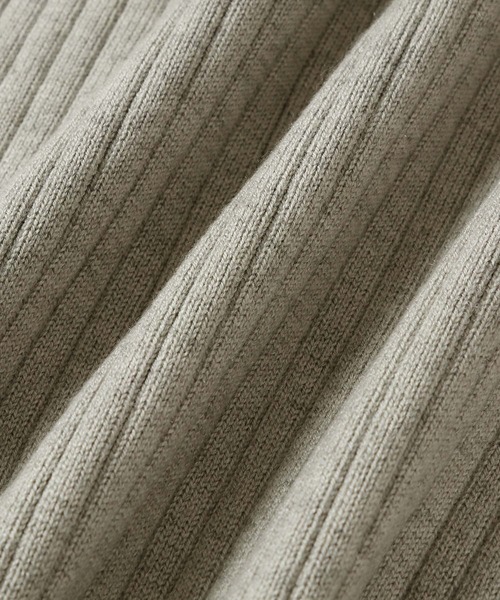 ADAM ET ROPE'(アダムエロペ)の「【アウトレット店舗・WEB限定】WOOL混リブタートル(ニット/セーター・レディース・チャコールグレー/グレー/ベージュ系その他/オレンジ系その他・FREE)」の14枚目の写真