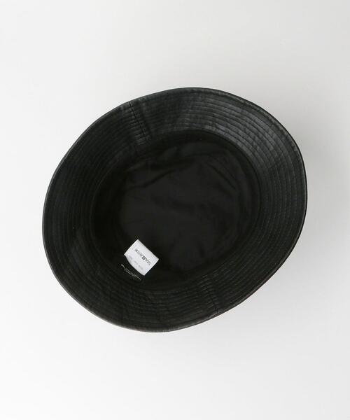 green label relaxing（グリーンレーベルリラクシング）の「＜green label relaxing＞フェイクレザー バケットハット（ハット・メンズ・ブラック/モカ・FREE）」の7枚目の写真