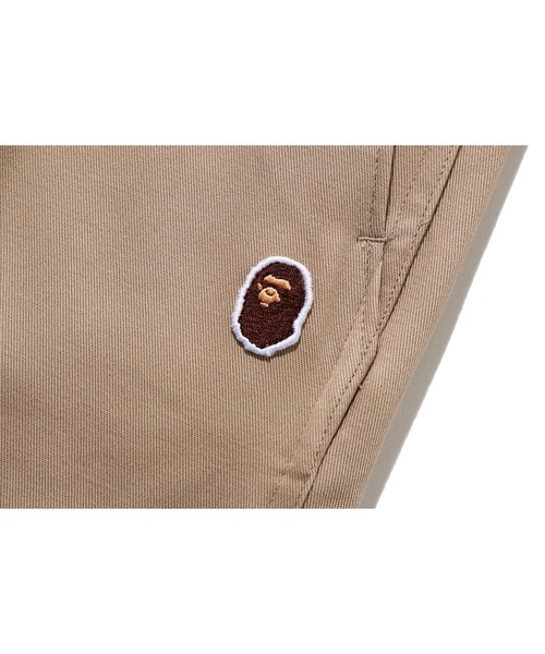 A BATHING APE（アベイシングエイプ）の「ONE POINT LOOSE FIT CHINO M（チノパンツ・メンズ・ブラック/ベージュ・XX-LARGE/MEDIUM/SMALL/X-LARGE/LARGE）」の4枚目の写真