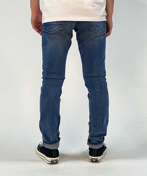 SCOTCH&SODA（スコッチアンドソーダ）の「レギュラースリムフィット ジーンズ【163213】（デニムパンツ・メンズ・ダークブルー・29inch/30inch/33inch/31inch/32inch）」の4枚目の写真