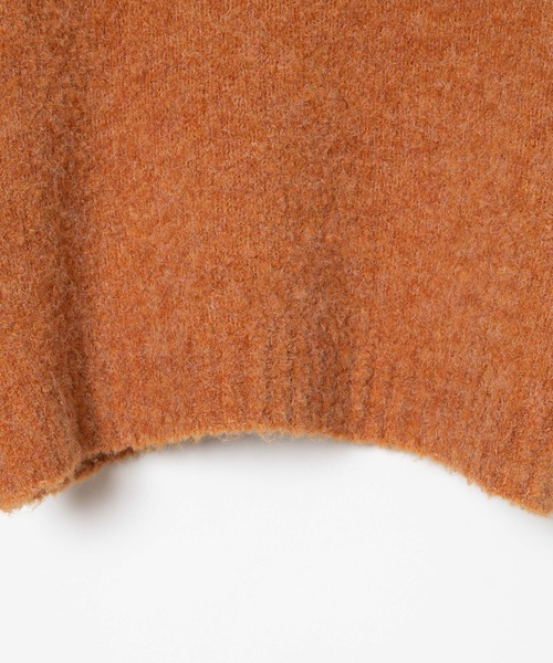 WEGO（ウィゴー）の「WEGO/モヘアライクショートニット（ニット/セーター・レディース・オフホワイト/オレンジ/サックスブルー・FREE）」の10枚目の写真