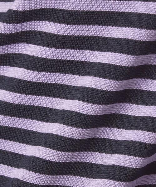closet story（クローゼットストーリー）の「＜closet story＞ボーダー ニット プルオーバー -ウォッシャブル-（ニット/セーター・レディース・ホワイト/ブラック/ネイビー・FREE）」の8枚目の写真