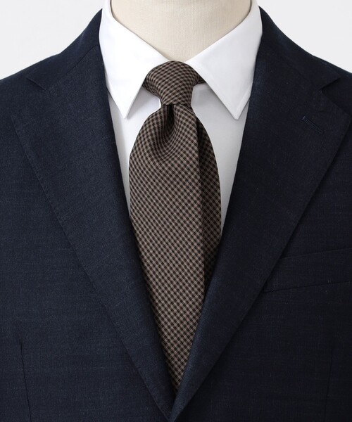 ウォッシャブル ガンクラブチェック ネクタイ（ネクタイ）｜BEAMS