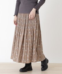 SHOO・LA・RUE | 総柄プリーツスカート(スカート)