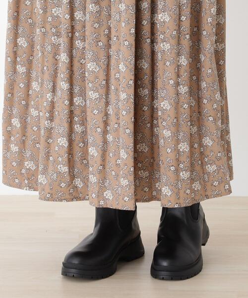 SHOO・LA・RUE（シューラルー）の「◆総柄プリーツスカート（スカート・レディース・ブラック系/ベージュ系/ダークグリーン系6/ベージュ系その他2・00）」の11枚目の写真