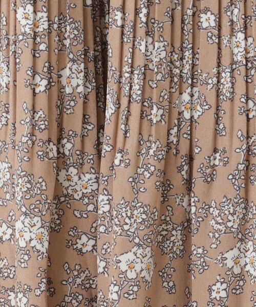 SHOO・LA・RUE（シューラルー）の「◆総柄プリーツスカート（スカート・レディース・ブラック系/ベージュ系/ダークグリーン系6/ベージュ系その他2・00）」の6枚目の写真