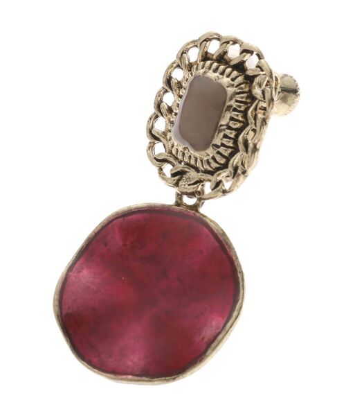 dazzlin（ダズリン）の「ヴィンテージカラーサークルイヤリング（イヤリング・レディース・レッド/ホワイト・FREE）」の8枚目の写真