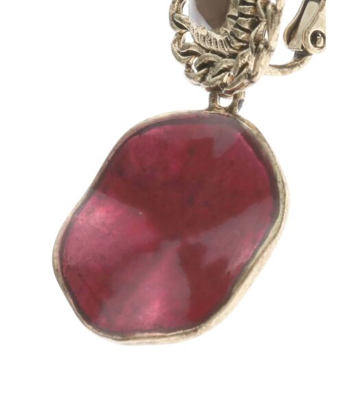 dazzlin（ダズリン）の「ヴィンテージカラーサークルイヤリング（イヤリング・レディース・レッド/ホワイト・FREE）」の3枚目の写真