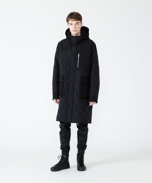 LOVELESS(ラブレス)の「キルティング フーデットコート(その他アウター・メンズ・ブラック・M/L/S)」の2枚目の写真
