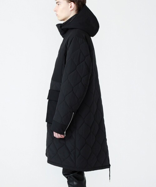 LOVELESS(ラブレス)の「キルティング フーデットコート(その他アウター・メンズ・ブラック・M/L/S)」の5枚目の写真