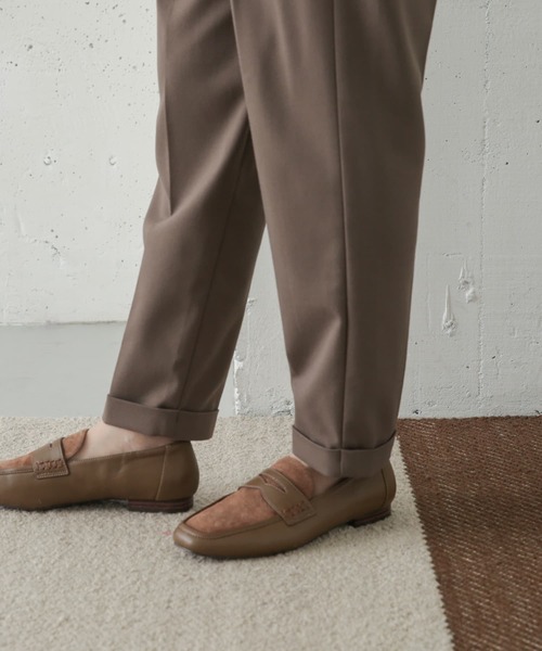 URBAN RESEARCH DOORS(アーバンリサーチドアーズ)の「ツイルストレッチテーパードイージーパンツ(その他パンツ・レディース・ブラック/ネイビー/カーキ・38/36/34)」の11枚目の写真