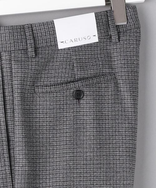 Caruso（カルーゾ）の「＜CARUSO（カルーゾ）＞ ハウンドトゥース 1プリーツ パンツ（その他パンツ・メンズ・ダークグレー・44/46/48/50/42）」の10枚目の写真