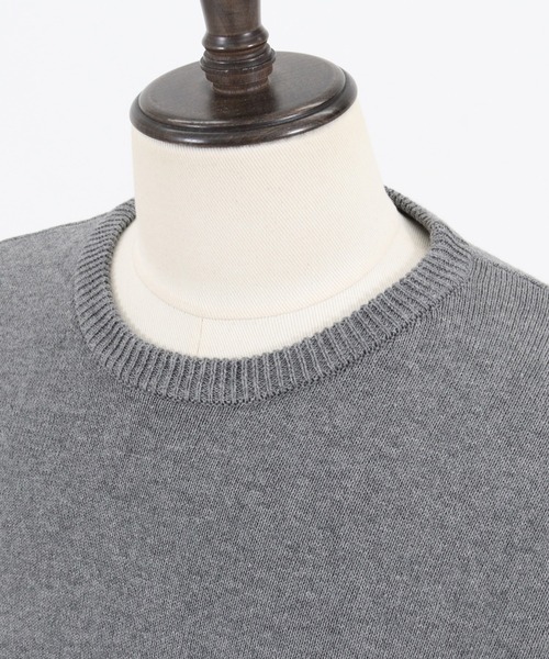 MARBLES（マーブルズ）の「mn2491-CHECKER BORDER KNIT PULLOVER ニットプルオーバー（ニット/セーター・メンズ・ネイビー/トップグレー・L/XL/M）」の19枚目の写真