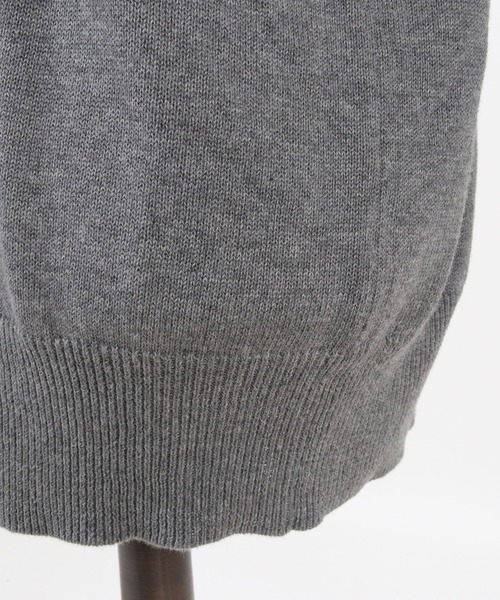 MARBLES（マーブルズ）の「mn2491-CHECKER BORDER KNIT PULLOVER ニットプルオーバー（ニット/セーター・メンズ・ネイビー/トップグレー・L/XL/M）」の22枚目の写真