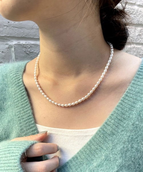 SHENERY（シーナリー）の「【WEB限定】パールネックレス（ネックレス・レディース・ホワイト・FREE）」の2枚目の写真