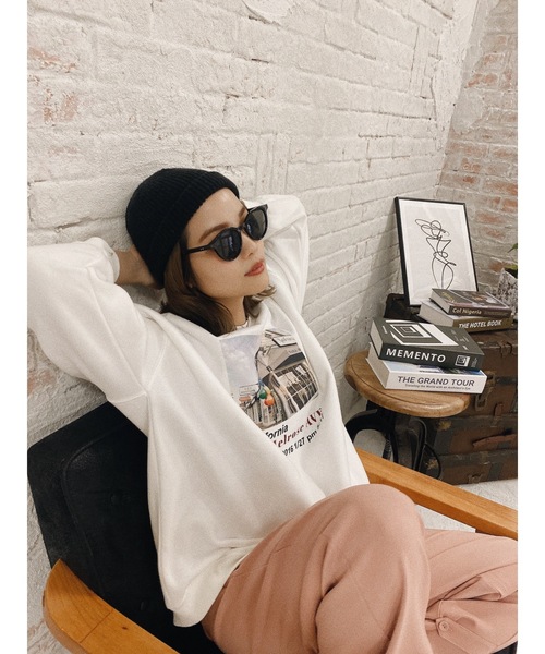 jumelle（ジュメロ）の「メモリープルオーバー（スウェット・レディース・ホワイト・FREE）」の6枚目の写真