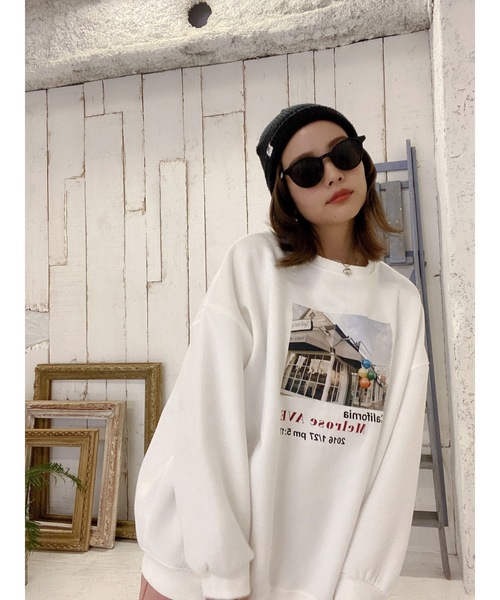 jumelle（ジュメロ）の「メモリープルオーバー（スウェット・レディース・ホワイト・FREE）」の9枚目の写真