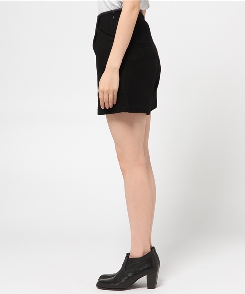 OUTLET（アウトレット）の「【Ciaopanic】ウールタックショートパンツ（その他パンツ・レディース・ブラック/ネイビー・SMALL/MEDIUM）」の4枚目の写真