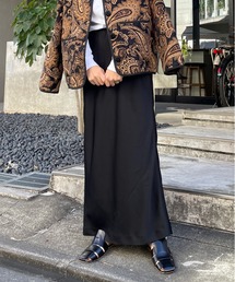 ジョーゼットサテンスカート