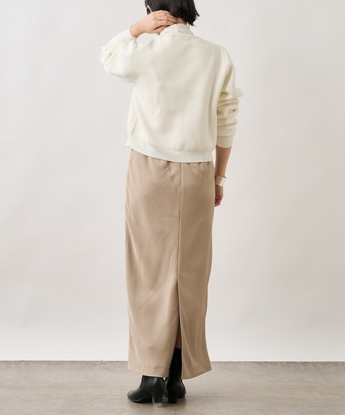 Omekashi（オメカシ）の「ジョーゼットサテンスカート（スカート・レディース・ブラック/ベージュ/レッド・36/38）」の7枚目の写真