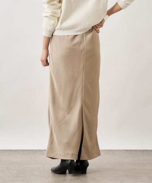 Omekashi（オメカシ）の「ジョーゼットサテンスカート（スカート・レディース・ブラック/ベージュ/レッド・36/38）」の5枚目の写真