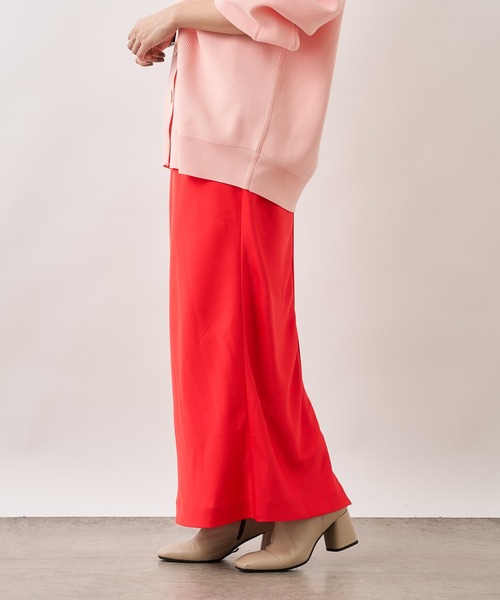 Omekashi（オメカシ）の「ジョーゼットサテンスカート（スカート・レディース・ブラック/ベージュ/レッド・36/38）」の14枚目の写真