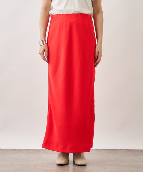 Omekashi（オメカシ）の「ジョーゼットサテンスカート（スカート・レディース・ブラック/ベージュ/レッド・36/38）」の16枚目の写真