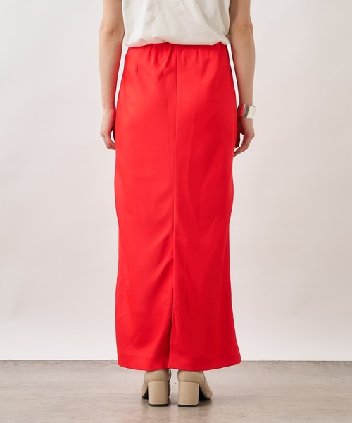 Omekashi（オメカシ）の「ジョーゼットサテンスカート（スカート・レディース・ブラック/ベージュ/レッド・36/38）」の18枚目の写真