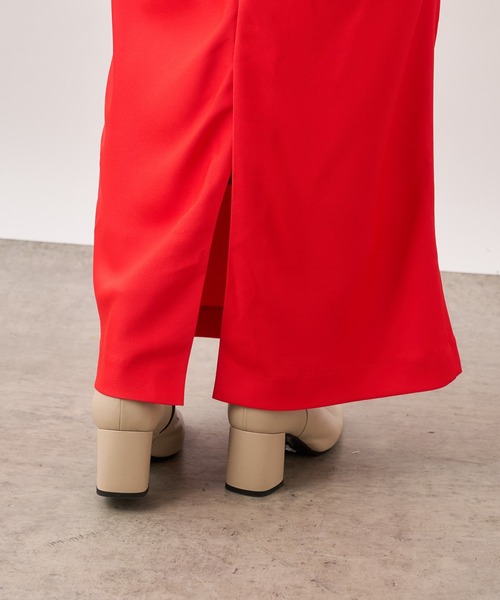 Omekashi（オメカシ）の「ジョーゼットサテンスカート（スカート・レディース・ブラック/ベージュ/レッド・36/38）」の19枚目の写真