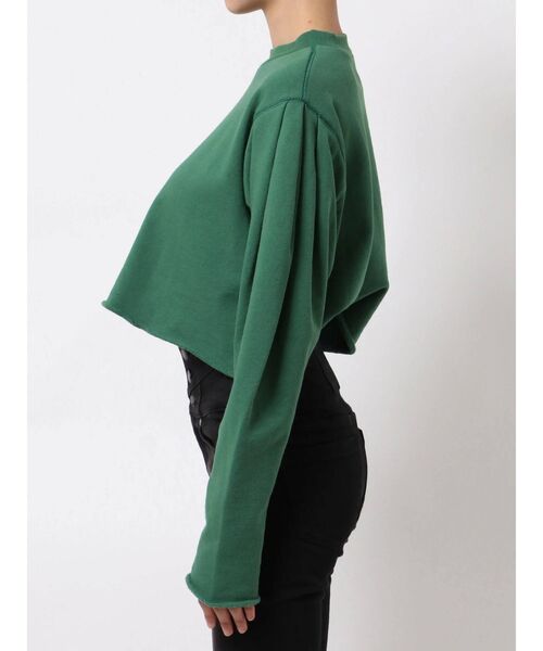 EMODA（エモダ）の「ショルダータックショートプルオーバー（Tシャツ/カットソー・レディース・ホワイト/ブラック/グリーン/キャメル・FREE）」の15枚目の写真