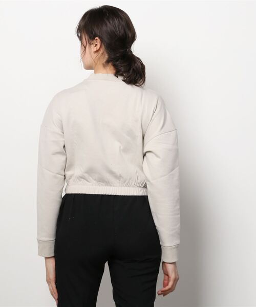 Reebok(リーボック)の「DreamBlend コットンミッドレイヤー スウェットシャツ / DreamBlend Cotton Midlayer Sweatshirt(スウェット・レディース・ブラック/ベージュ系その他・X-SMALL/MEDIUM/X-LARGE/LARGE/XX-LARGE/SMALL)」の14枚目の写真