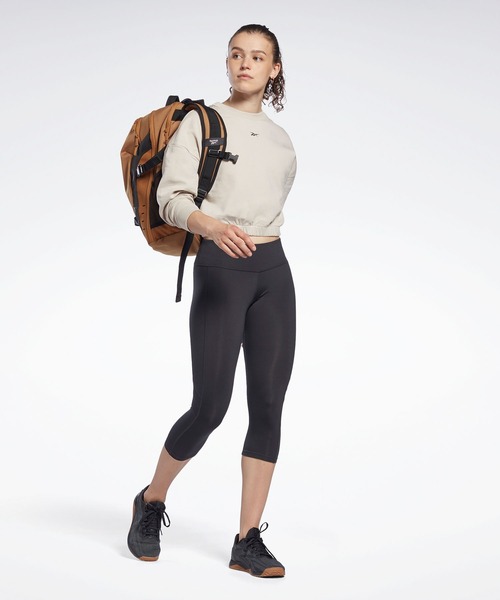 Reebok(リーボック)の「DreamBlend コットンミッドレイヤー スウェットシャツ / DreamBlend Cotton Midlayer Sweatshirt(スウェット・レディース・ブラック/ベージュ系その他・X-SMALL/MEDIUM/X-LARGE/LARGE/XX-LARGE/SMALL)」の8枚目の写真