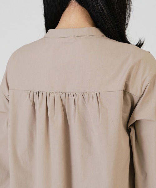 acro（アクロ）の「イレヘムマーメイドシャツワンピース/AC1306（シャツワンピース・レディース・ベージュ/ブラック/ホワイト・ﾌﾘ-）」の13枚目の写真