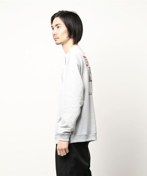 BACK NUMBER（バックナンバー）の「【BACK NUMBER】ワッペンクルースウェット（スウェット・メンズ・ブラック/ライム/ライトグレー・M/L/XL）」の5枚目の写真