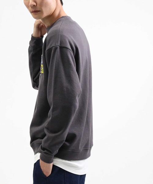 BACK NUMBER（バックナンバー）の「【BACK NUMBER】ワッペンクルースウェット（スウェット・メンズ・ブラック/ライム/ライトグレー・M/L/XL）」の10枚目の写真