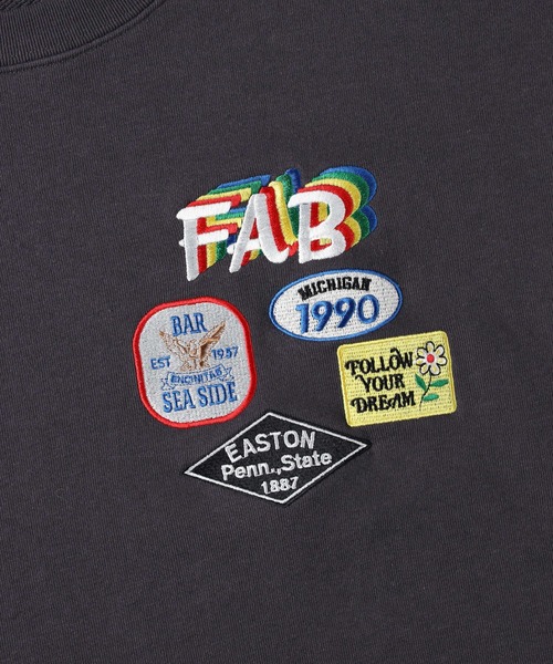 BACK NUMBER（バックナンバー）の「【BACK NUMBER】ワッペンクルースウェット（スウェット・メンズ・ブラック/ライム/ライトグレー・M/L/XL）」の20枚目の写真