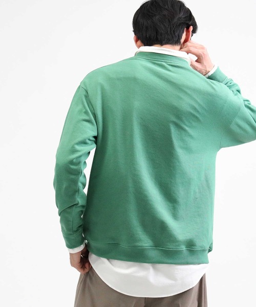 BACK NUMBER（バックナンバー）の「【BACK NUMBER】ワッペンクルースウェット（スウェット・メンズ・ブラック/ライム/ライトグレー・M/L/XL）」の15枚目の写真