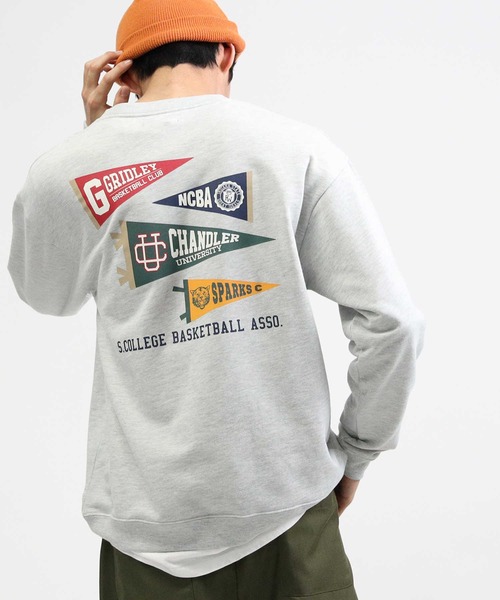 BACK NUMBER（バックナンバー）の「【BACK NUMBER】ワッペンクルースウェット（スウェット・メンズ・ブラック/ライム/ライトグレー・M/L/XL）」の13枚目の写真