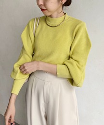 CAPRICIEUX LE'MAGE | ビーンズスリーブプルオーバー(ニット/セーター)