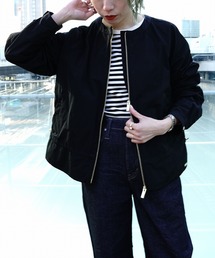 未使用・タグ付 ウールリッチ CITY BOMBERジャケット ブラック S WOOLRICH（ウールリッチ）の「WOOLRICH/ウールリッチ/CITY BOMBER