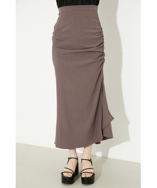 rienda（リエンダ）の「ギャザーマーメイドスカート（スカート・レディース・ブラウン/ブラック/ホワイト・X-SMALL/MEDIUM/SMALL）」の19枚目の写真