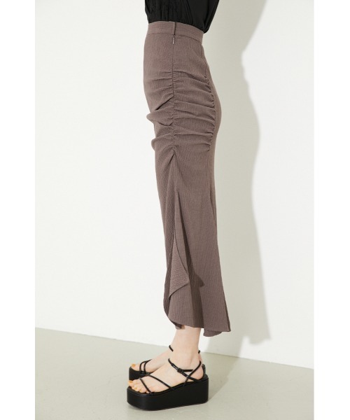 rienda（リエンダ）の「ギャザーマーメイドスカート（スカート・レディース・ブラウン/ブラック/ホワイト・X-SMALL/MEDIUM/SMALL）」の20枚目の写真