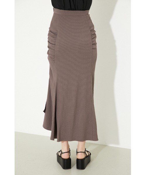 rienda（リエンダ）の「ギャザーマーメイドスカート（スカート・レディース・ブラウン/ブラック/ホワイト・X-SMALL/MEDIUM/SMALL）」の21枚目の写真